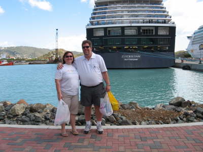 Us at the back of the boat