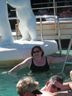 Gosh! That water is cold